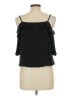 Green Envelope Black 3/4 Sleeve Blouse Size L - photo 2