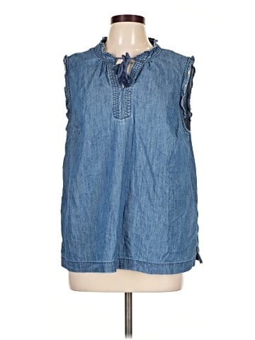 Talbots Sleeveless Button-Down Shirt (view 1)