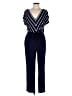 Lauren by Ralph Lauren Chevron-herringbone Blue Jumpsuit Size 12 - photo 1