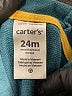 Carter's 100% Cotton Stripes Teal Vest 18-24 MO / 24 MO - photo 3