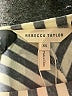 Rebecca Taylor Chevron-herringbone Ivory Short Sleeve Turtleneck Size XS - photo 7