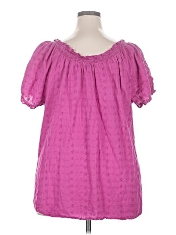 Norm Thompson Short Sleeve Blouse (view 2)