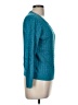 Karen Scott 100% Cotton Teal Pullover Sweater Size M - photo 4