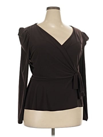 INC International Concepts Long Sleeve Blouse (view 1)