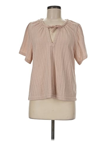 Madewell Pointelle Tie-Neck Tunic Top (view 1)