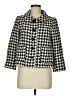 Divided by H&M 100% Cotton Houndstooth Ivory Jacket Size 8 - photo 1