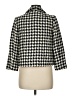 Divided by H&M 100% Cotton Houndstooth Ivory Jacket Size 8 - photo 2