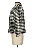Divided by H&M 100% Cotton Houndstooth Ivory Jacket Size 8 - photo 5