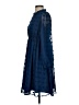 Assorted Brands 100% Polyester Checkered-gingham Blue Casual Dress Size S (estimated) - photo 5