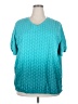 Catherines 100% Cotton Teal Active T-Shirt Size 2X - photo 1