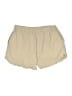 Unbranded 100% Polyester Solid Tan Khaki Shorts Size XXL - photo 1