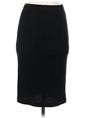 Madewell Ribbed Pencil Skirt (view 2)
