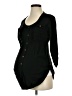 Rumor Has It! - Maternity 100% Rayon Black Long Sleeve Blouse Size S - photo 1