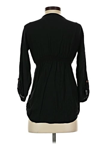 Rumor Has It! - Maternity Long Sleeve Blouse (view 2)