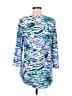 JM Collection Blue 3/4 Sleeve Top Size M - photo 2