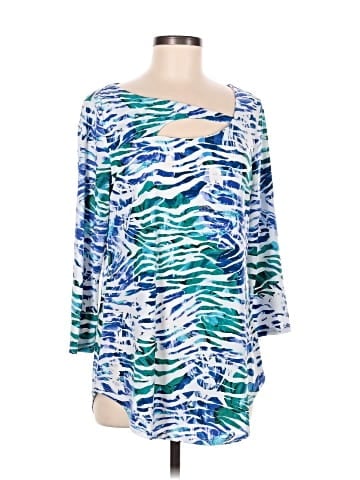 JM Collection 3/4 Sleeve Top (view 1)