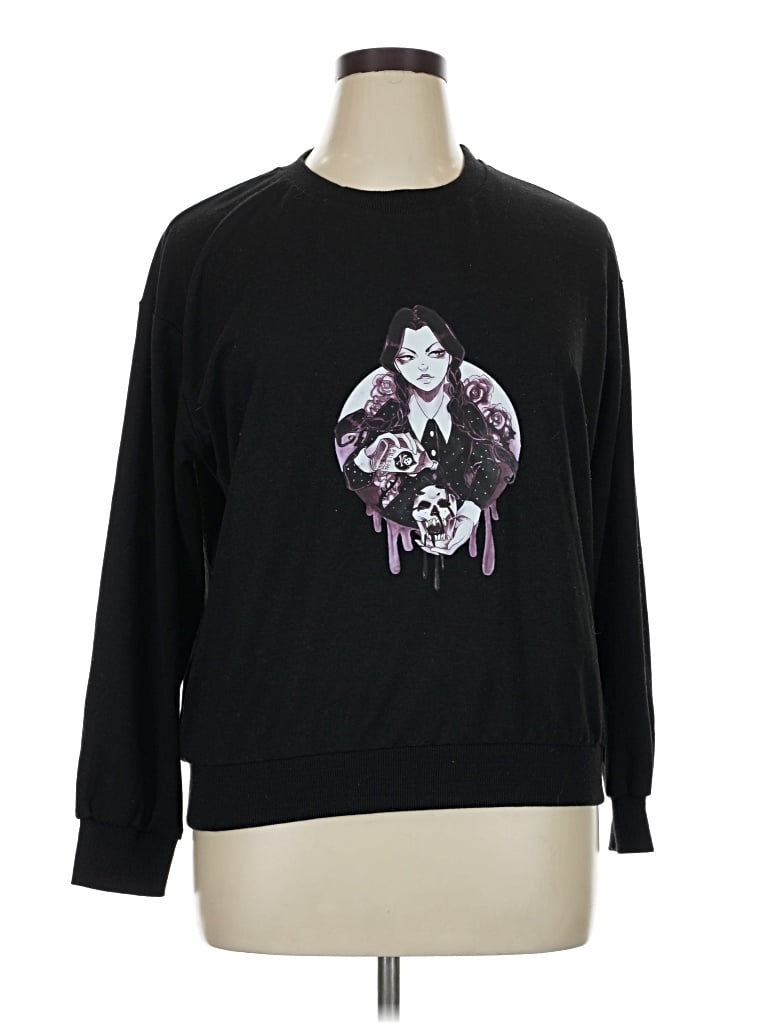 Pre-owned Unbranded Sweatshirt In Black