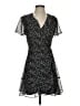 Lush 100% Polyester Polka Dots Black Cocktail Dress Size S - photo 1