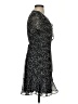 Lush 100% Polyester Polka Dots Black Cocktail Dress Size S - photo 4