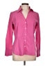 Express Design Studio Pink 3/4 Sleeve Button-Down Shirt Size L - photo 1