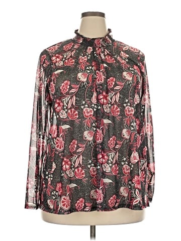 Lane Bryant Long Sleeve Blouse (view 1)