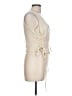 Shein Ivory Sleeveless Blouse Size L - photo 4