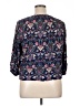 St. John's Bay 100% Rayon Blue 3/4 Sleeve Blouse Size XL (petite) - photo 2