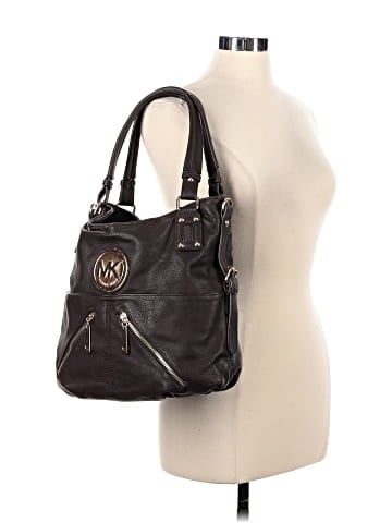 MICHAEL Michael Kors Leather Hobo (view 2)