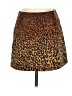 Ecote Animal Print Brown Casual Skirt Size 4 - photo 1