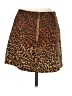 Ecote Animal Print Brown Casual Skirt Size 4 - photo 2