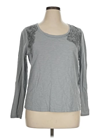 St. John's Bay Long Sleeve Top (view 1)