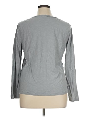 St. John's Bay Long Sleeve Top (view 2)