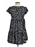 Jessica Simpson Polka Dots Black Casual Dress Size L - photo 2
