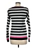T/o Sweaters Stripes Gray Pullover Sweater Size M - photo 2