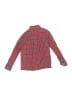 Janie and Jack 100% Cotton Plaid Red Long Sleeve Button-Down Shirt Size 6 - photo 2