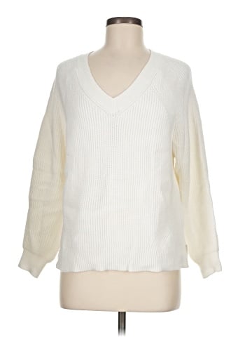 Marled Pullover Sweater (view 1)