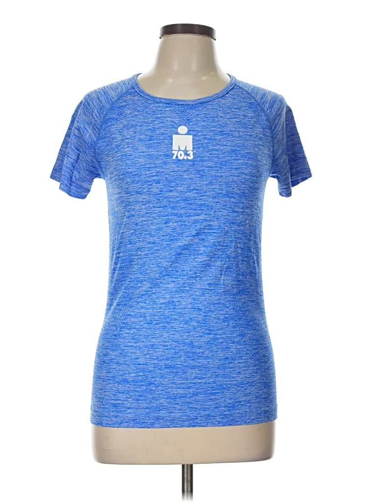 Iron Man Active T-Shirt: Blue Activewear – Size Large