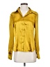 George Metallic Gold Long Sleeve Blouse Size S - photo 1
