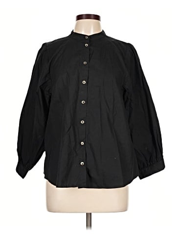 By Anthropologie 3/4 Sleeve Button-Down Shirt (view 1)
