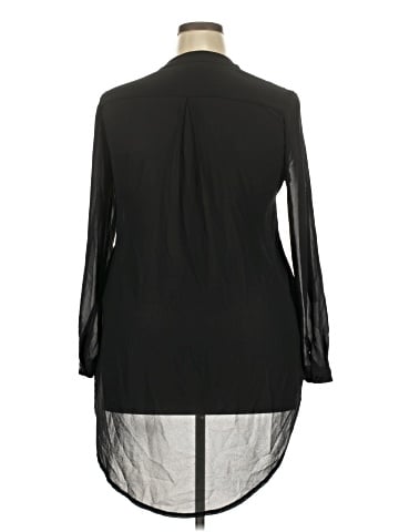 Military Hippie Long Sleeve Blouse (view 2)