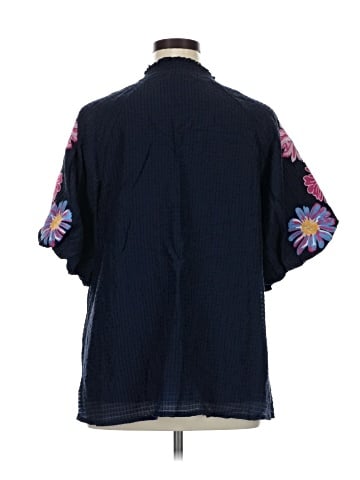 Southern Stitch Short Sleeve Blouse (view 2)