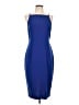 H&M Solid Blue Cocktail Dress Size 12 - photo 1