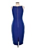 H&M Solid Blue Cocktail Dress Size 12 - photo 2