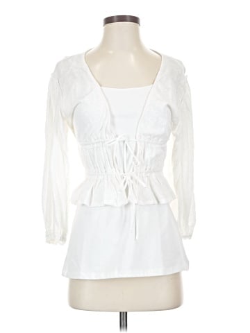 Free People 3/4 Sleeve Blouse (view 1)