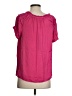 Catherine Malandrino 100% Polyester Pink Short Sleeve Blouse Size S - photo 2