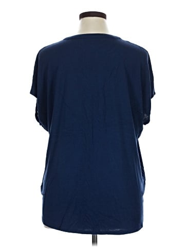 Joan Vass New York Short Sleeve Henley (view 2)