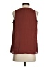 Express 100% Polyester Burgundy Sleeveless Blouse Size XS - photo 2