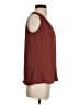 Express 100% Polyester Burgundy Sleeveless Blouse Size XS - photo 4