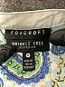 Foxcroft 100% Cotton Blue 3/4 Sleeve Blouse Size 10 - photo 7
