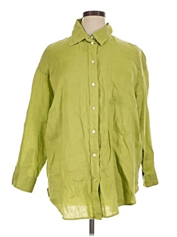 H&M 3/4 Sleeve Button-Down Shirt (view 1)